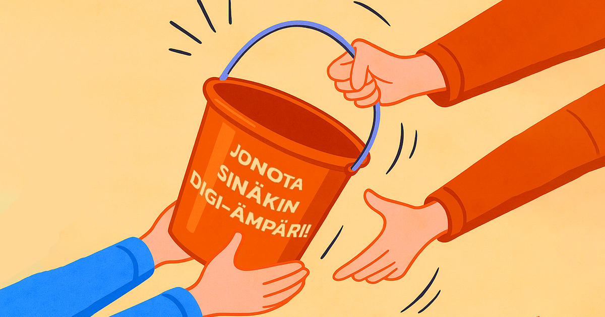 Digi-ämpäri – liity jonoon